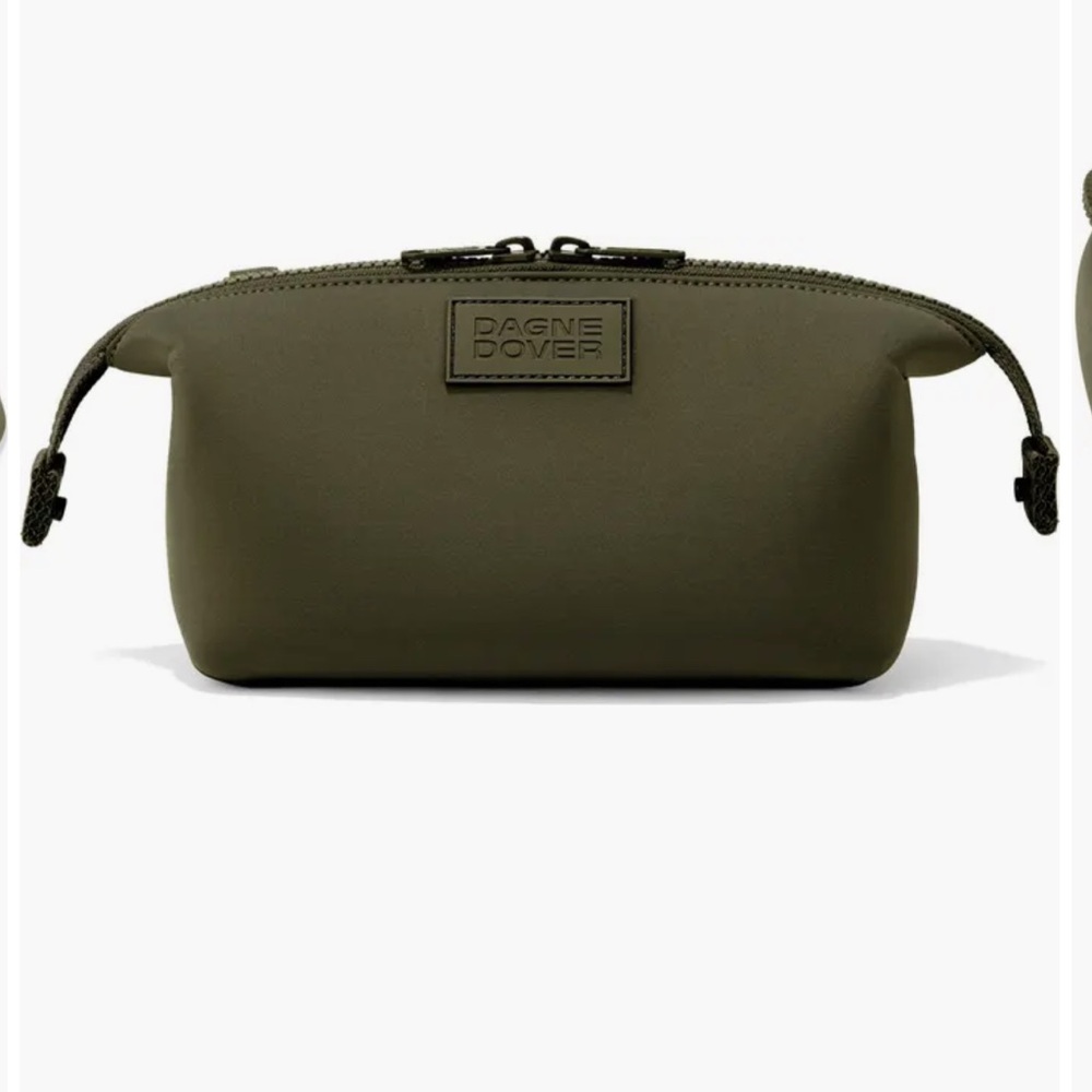 Dagne Dover Green Toiletry Bag Small - Picture 3 of 9